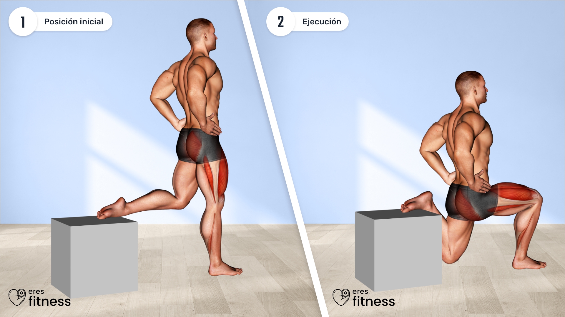 ¿Cómo hacer sentadilla búlgara (sin equipo)?