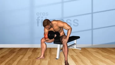 Curl concentrado con mancuerna