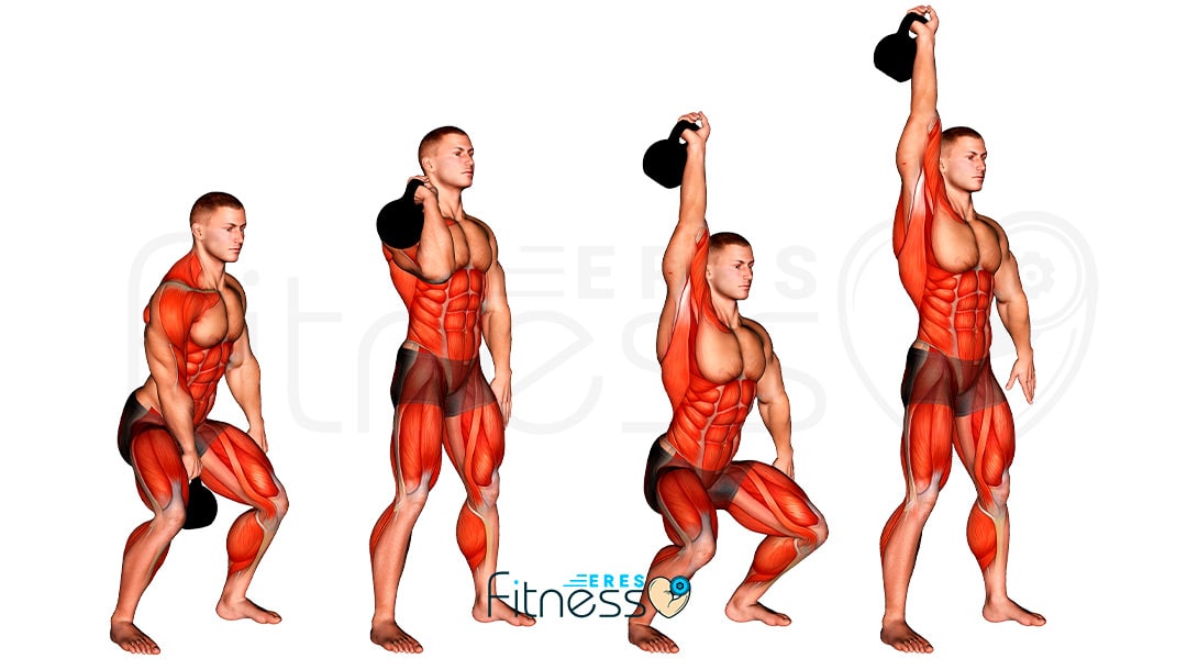 Clean con Kettlebell: Un ejercicio muy completo