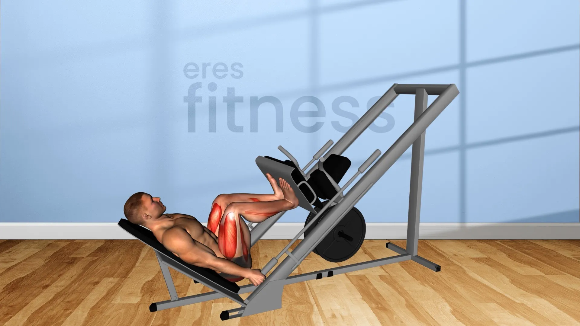Press de pierna en maquina: Ejercicio para piernas