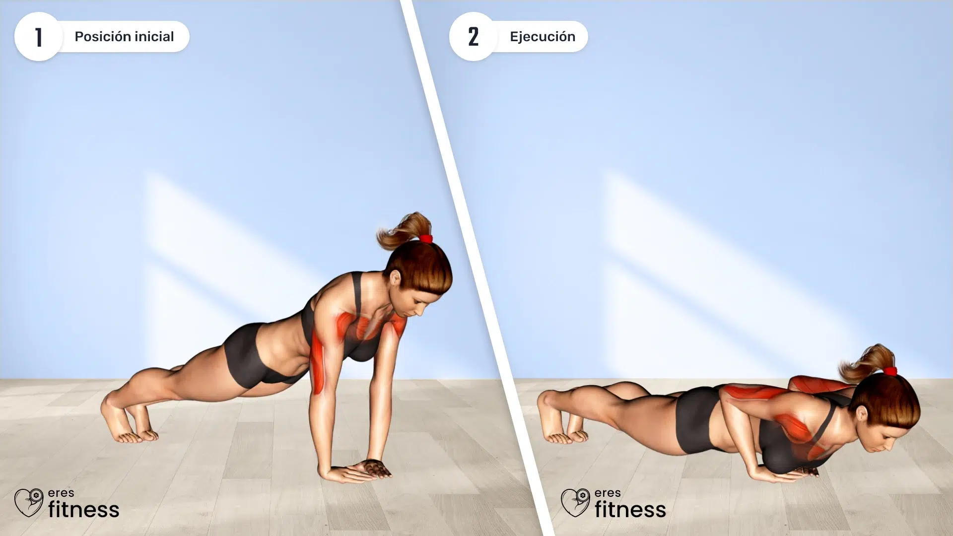 ¿Cómo hacer flexiones diamante?