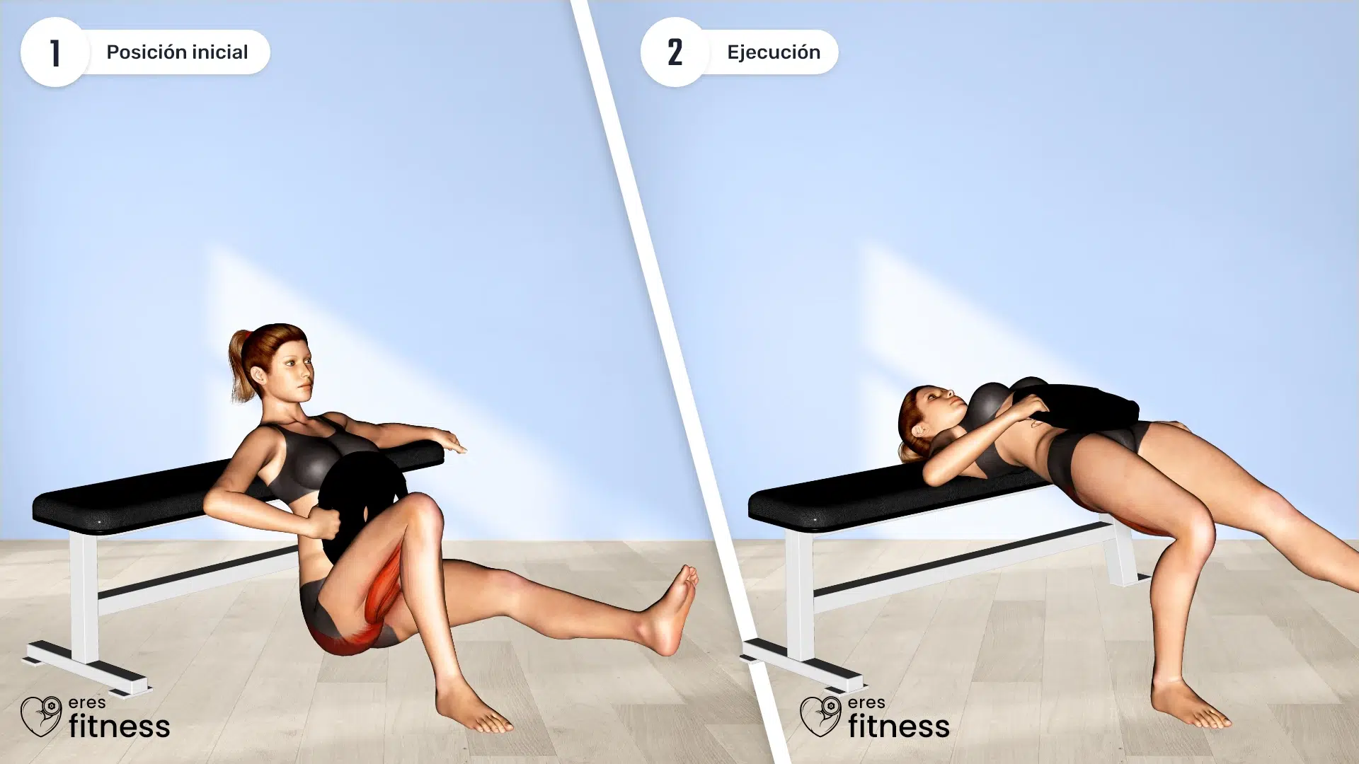 ¿Cómo hacer Hip Thrust a una pierna?