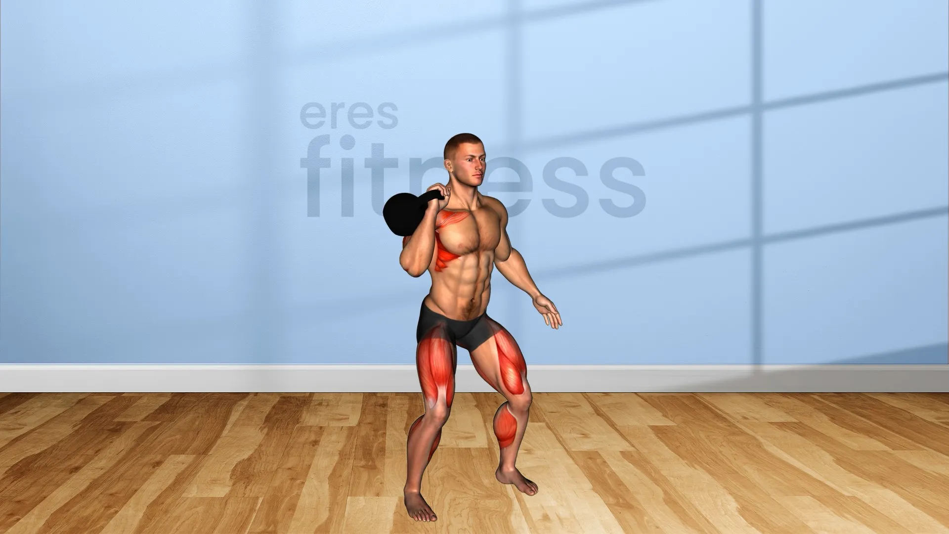 Clean and Jerk a una mano con pesa rusa
