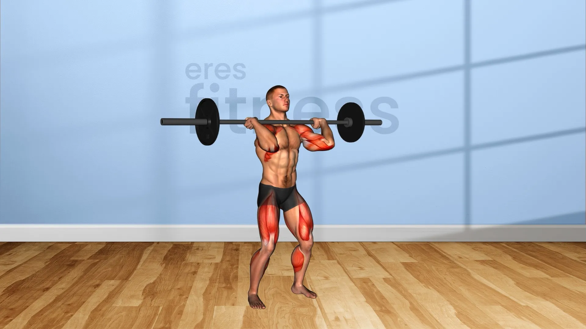 Clean and jerk con barra