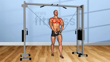 Cruces en polea alta o crossover para pectorales