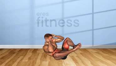Ejercicio para abdominales: Crunch de rana