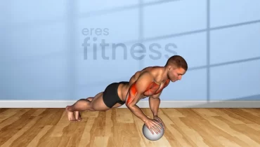 Flexiones sobre balón medicinal