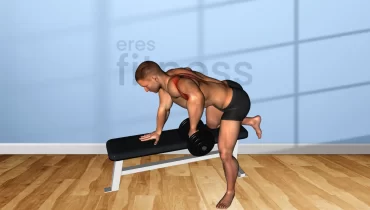 Remo posterior con mancuerna