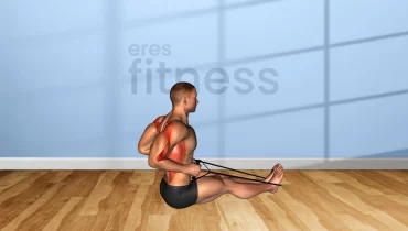 Jalón dorsal con banda elástica - Entrenamientos y ejercicios
